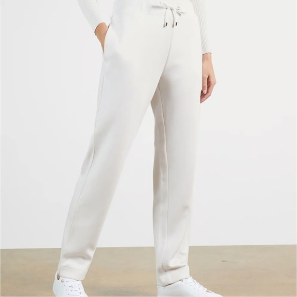 Ted Baker Pants - Ted Baker Relaxed Fit Drawstring Pants / Joggers, White, Medium